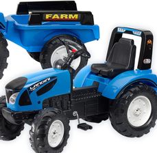 Zdjęcie Falk Traktor Landini Na Pedały Z Przyczepą Niebieski (3010Ab) - Miasteczko Śląskie