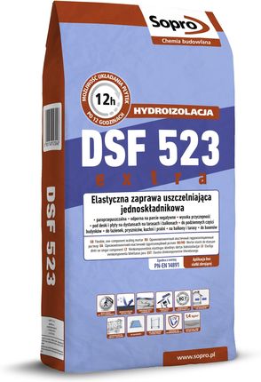 Sopro DSF 523 Elastyczna zaprawa uszczelniająca jednoskładnikowa 4 kg