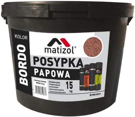 Matizol Posypka wiaderko 15 kg bordowa