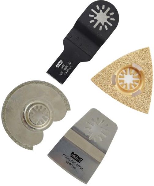 Brzeszczot Castorama MacAllister Zestaw brzeszczotów Multi Tool 4 szt