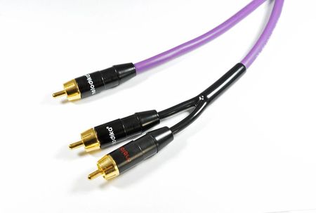 Melodika MDSWY170 Kabel do subwoofera typu Y (RCA-2xRCA) Purple Rain - 17m