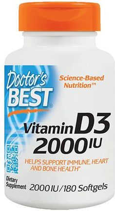 Doctor'S Best Vitamin D3 2000 Iu 180Softgels