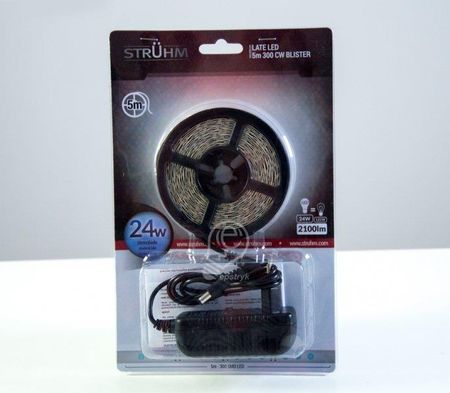 Struhm Taśma Led 5M 6500K Zimna 180 Smd Ip20 03039