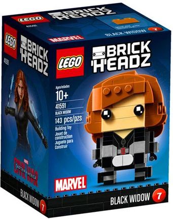 LEGO BrickHeadz 41591 Marvel Czarna Wdowa 