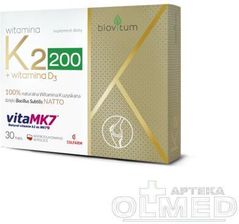 Biovitum Witamina K2 200 D3 30 Kaps