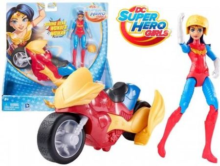 Mattel Dc Super Hero Superbohaterka Z Pojazdem Wonder Woman Dvg72 Dvg73