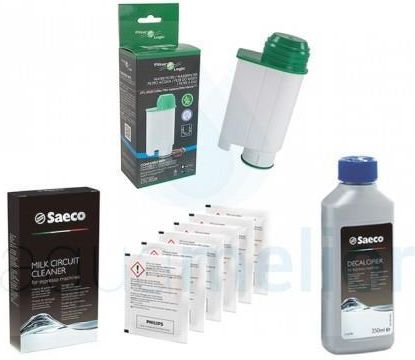 Flter Logic CFL-902B Intenza+ do Philips Saeco + Saeco CA6705 Środek do czyszczenia + Saeco Odkamieniacz CA6700