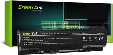 Green Cell Bateria do Dell Studio 1500 1535 1536 1537 1555 1557 1558 WU946 11.1V 6 cell (942004361)