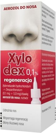 Xylodex 0,1% regeneracja aerozol do nosa 10ml
