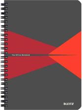 Zdjęcie Esselte Kołozeszyt A5 LKrata 90 Kartek Leitz Office Card Czerwony (es12373) - Bielsko-Biała