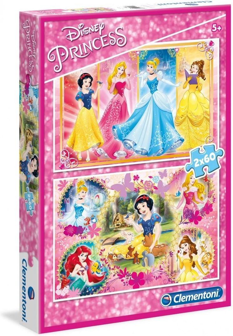 Clementoni Disney Princess 2x60 el. a - Ceny i opinie - Ceneo.pl