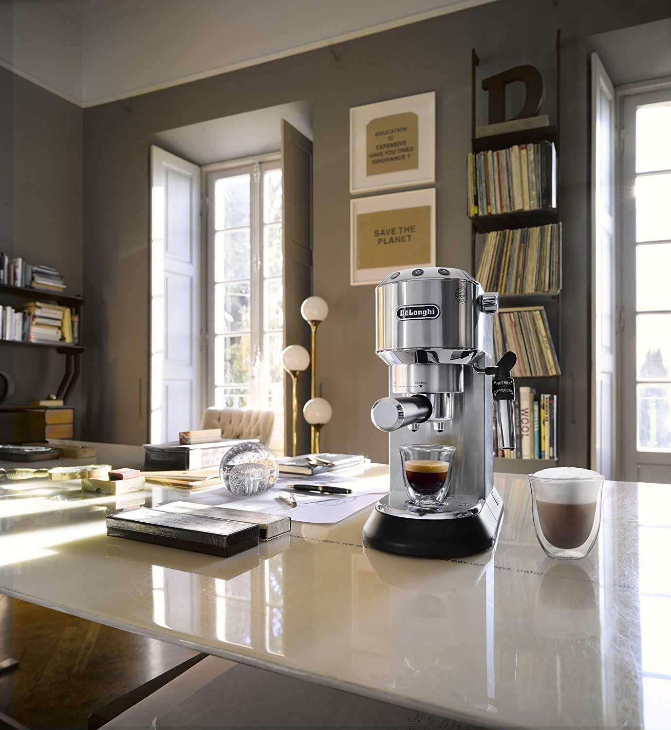 DeLonghi EC685M Dedica Deluxe Espresso Machine – Whole Latte Love