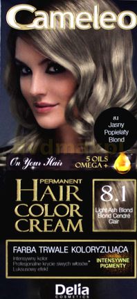 Delia Cameleo Hcc Farba Permanentna Omega+ 8.1 Light Ash Blond 1 op. 