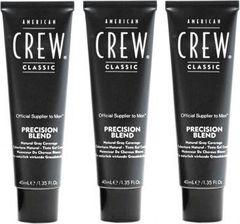 Zdjęcie American Crew Classic Precision Blend Natural Gray Coverage krem koloryzujący do włosów 4-5 Medium Natural 3x40ml - Halinów