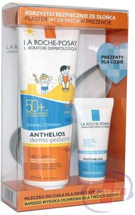 La Roche Posay Anthelios SPF 50+ mleczko do ciała dla dzieci 250ml + Posthelios żel po opalaniu 40ml
