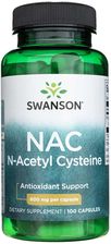 Swanson NAC N-Acetyl-Cysteine 600mg 100 kaps.