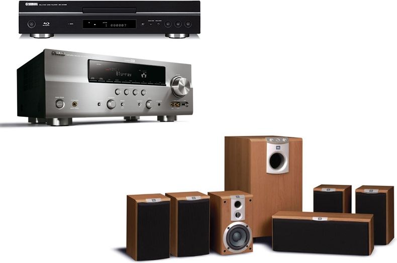 Kino domowe Yamaha RXV1065 + BDS1065 + JBL SCS 178 Opinie i ceny na