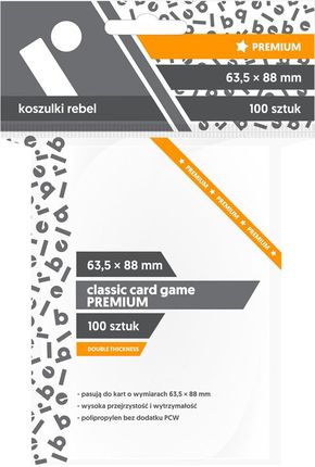 Rebel Koszulki Classic Card Game Premium (63,5x88mm) 100szt.