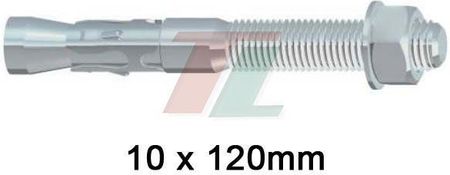 Wkręt-Met ŁE Kotwa stalowa ekspresowa (pierścieniowa segmentowa) 10x120mm LE-10120