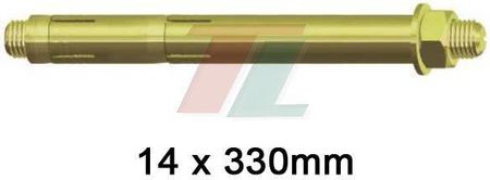 Wkręt-Met ŁTP Kotwa stalowa dwurozporowa do obciążeń średnich 14 x 330mm LTP-14330