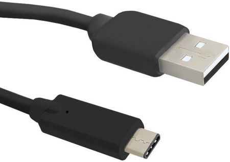 Qoltec USB A - USB C (M/M) Czarny 1m (50487) 