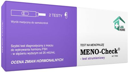 LabHome Meno Check test strumieniowy do oceny zmian hormonalnych 2 sztuki
