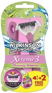 Wilkinson Xtreme3 Beauty Sensitive Maszynki do Golenia 6 szt.
