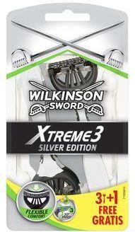 Wilkinson Xtreme3 Silver Edition Maszynki do Golenia 4 Szt.