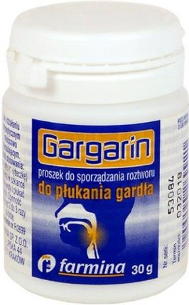 Gargarin proszek do sporządzania płynu do płukania gardła 30 g