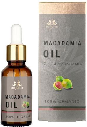 Delawell Macadamia Oil Olej Makadamia Organiczny 30ml
