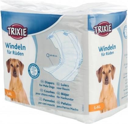 Trixie Pieluchy dla dorosłych psów L-XL, 60-80 cm, 12 szt, Tx 23643