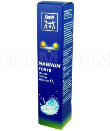 Zdrovit Magnum Forte 375mg 20 tabletek musujących
