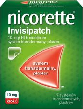 Nicorette TTS InvisiPatch 10mg/16h 7 sztuk - Rzuć palenie