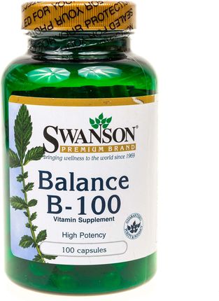 Swanson Balance B-100 kompleks witamin 100 kaps.