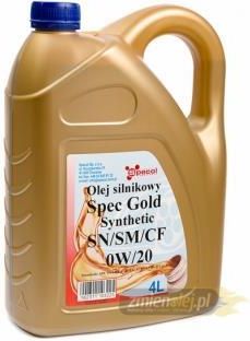 Specol 0W20 Spec Gold Synthetic 4L