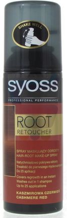 Syoss Root Retoucher Maskujący Odrosty Kaszmirowa Czerwień 120ml