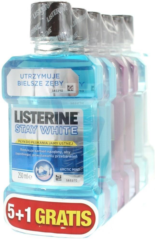 Listerine Płyn do Płukania Jamy Ustnej Mix 6 x 250ml Opinie i ceny na