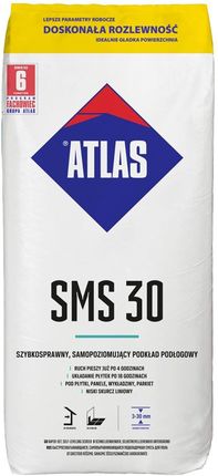 Atlas Podkład podłogowy samopoziomujący szybkoschnący 3-30mm 25kg