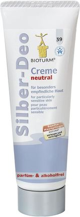 Bioturm Silber-Deo Creme Neutral Dezodorant Ze Srebrem w Kremie nr 39 50ml
