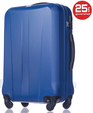 Duża walizka PUCCINI PARIS ABS03A 7 Niebieska - niebieski