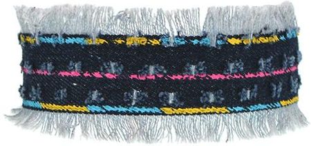 Cloe Choker Łaskotka Granatowy