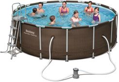 Zdjęcie Basen Bestway Rattanowy Ze Stelażem 427 X 122 Cm - Olsztyn