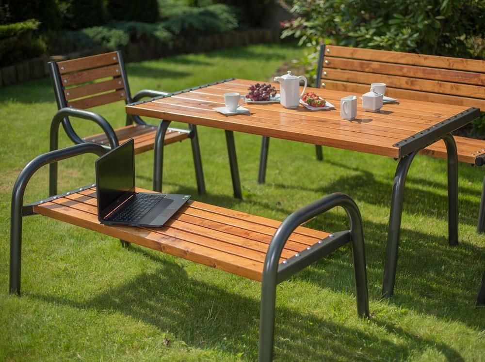 Stół ogrodowy Patio Stół Park Plus 151 86 X 73 Cm Ceny i Stół Park Plus 151 x 86 x 73 cm PATIO | Dajar