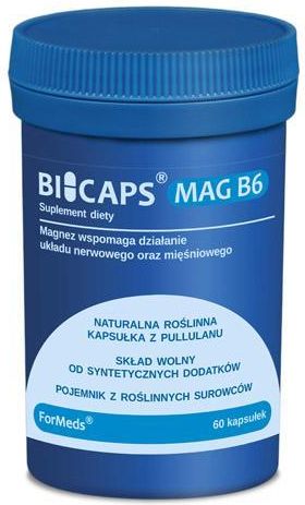 Formeds Biocaps Mag B6 60 kaps. - zdjęcie 3 Formeds Biocaps Mag B6 60 kaps.
