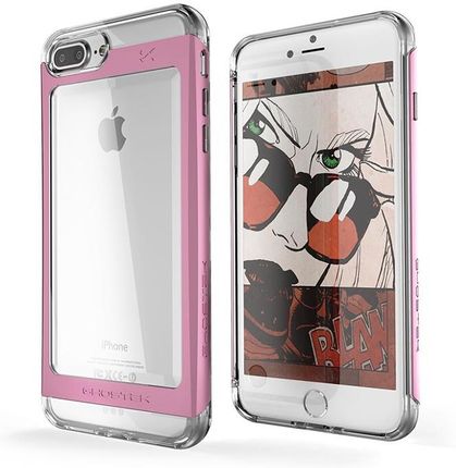 Ghostek Cloak Aluminiowy Pokrowiec Case Apple Iphone 7 Plus Różowy Jasny Aluminium (128073)