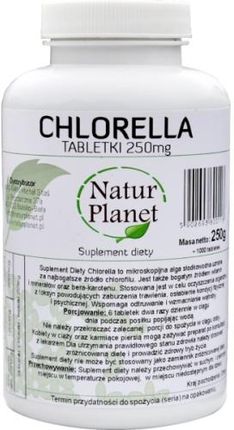 Natur Planet Chlorella 250mg 1000 tabl.