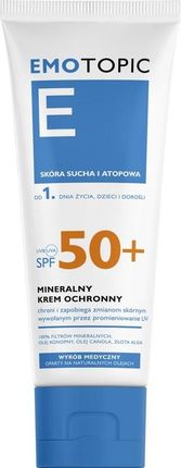 EMOTOPIC Mineralny krem ochronny SPF 50+ 75 ml