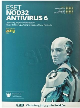 ESET NOD32 Antivirus 4.0 UPGRADE 3Stan/12Mies