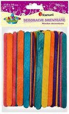 Książka Dekoracyjne drewniane patyki 115x10mm 70szt.mix kolor:żółty,pomarańczowy,błękitny,zielony,fiolet,róż. (EB106) - zdjęcie 1