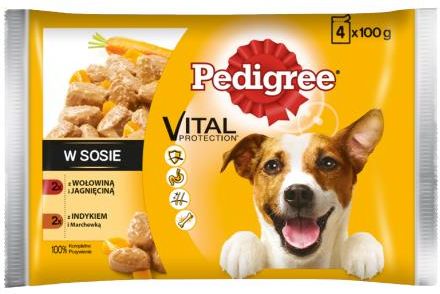 Pedigree Vital Protection Wybór Mięs 4X100G